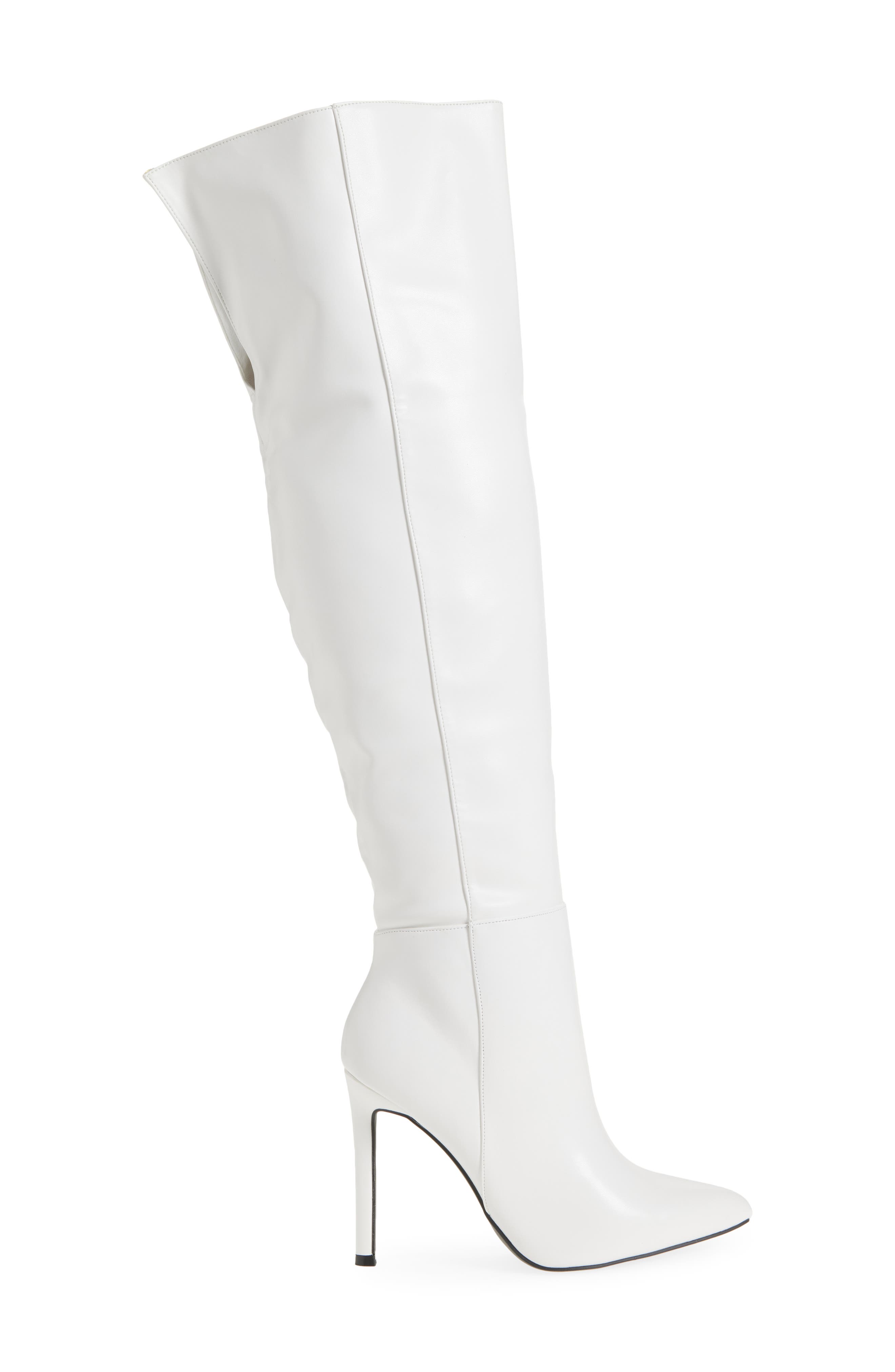 Shaya Over-the-Knee Boot, Alternate, color, WHITE