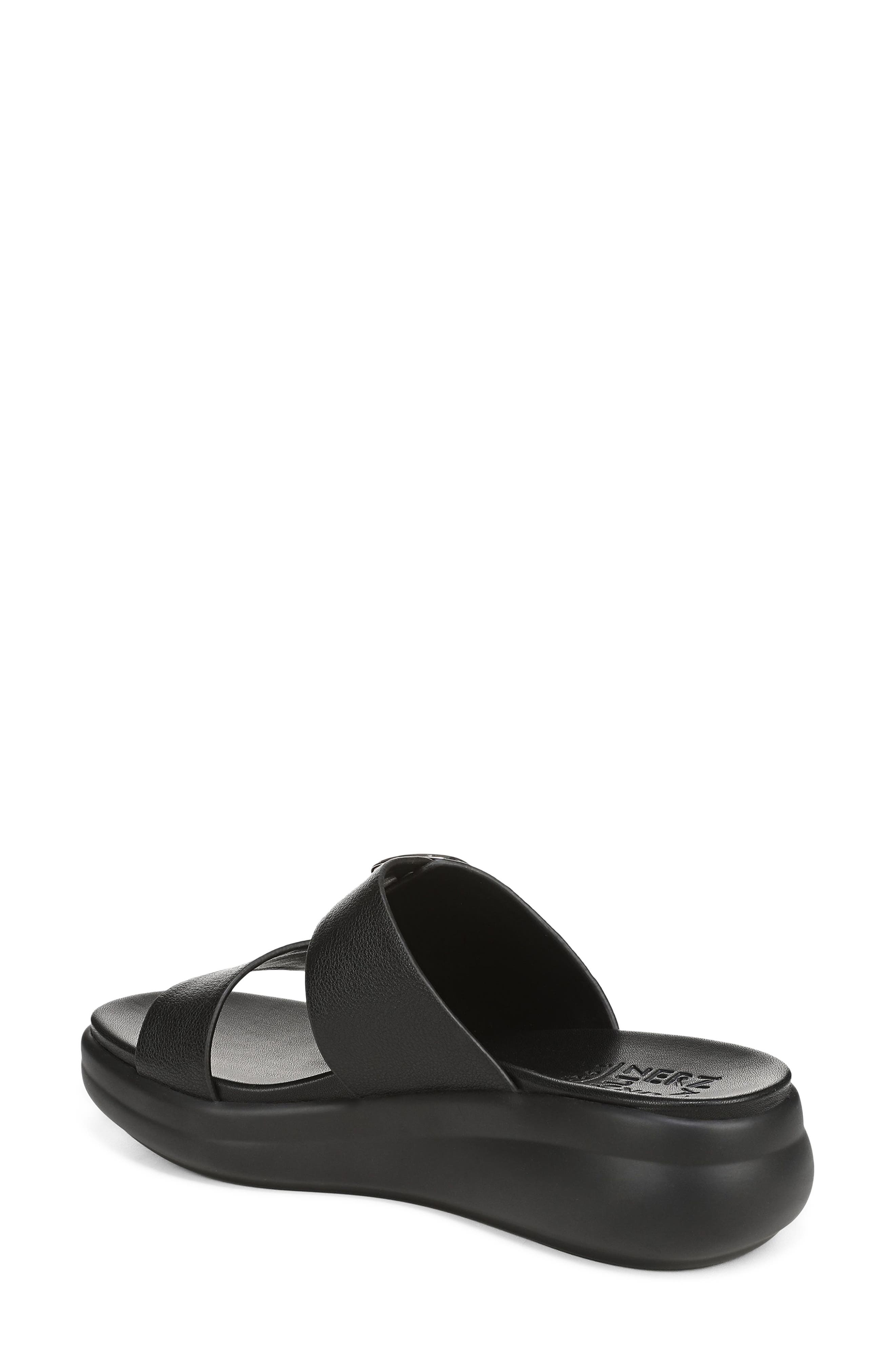 Calista Slide Sandal, Alternate, color, BLACK