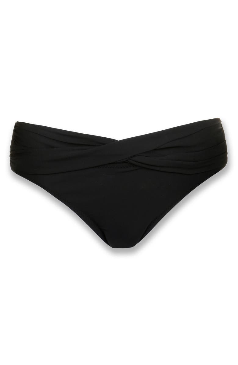 HELEN JON Twist Front Hipster, Alternate, color, Black
