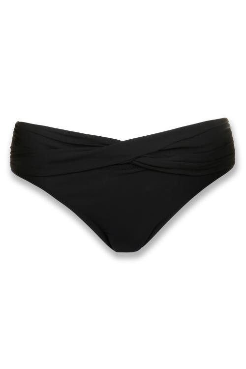 Helen Jon Twist Front Hipster In Black