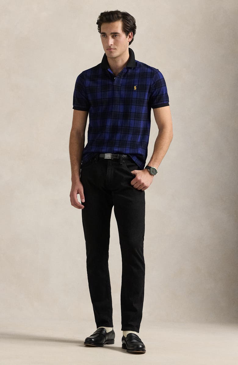 Polo Ralph Lauren Plaid Cotton Piqué Polo, Alternate, color,