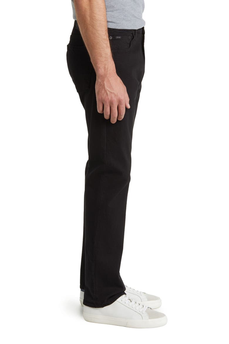 Varick Slim Straight Leg Stretch Five Pocket Pants, Alternate, color, BLACK STRETCH