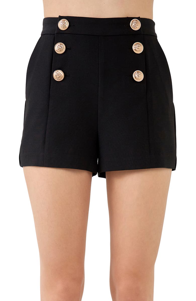 Endless Rose High Waist Sailor Shorts, Alternate, color,