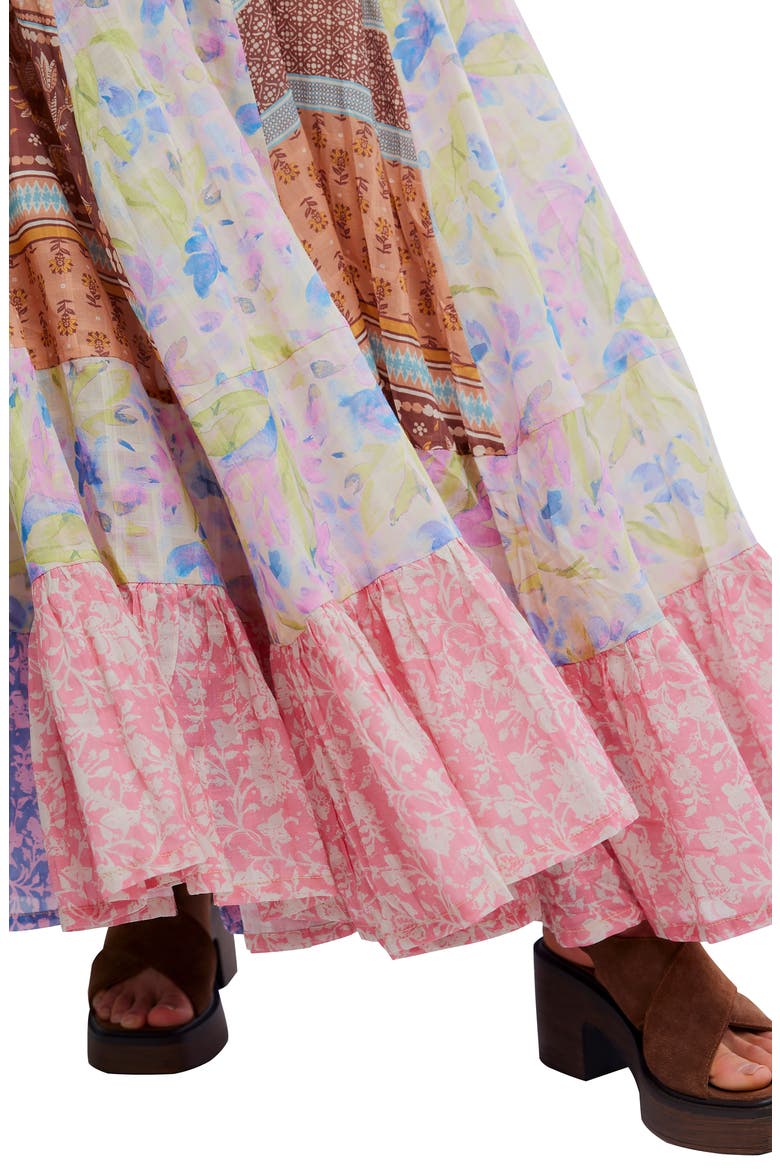 Santa Eulalia Mix Print Maxi Skirt, Alternate, color, MULTI PRINT COMBO