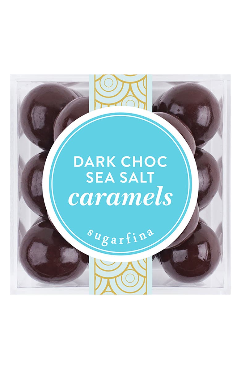 sugarfina Dark Chocolate Sea Salt Caramels Candy Cube, Alternate, color, Sea Salt Caramel