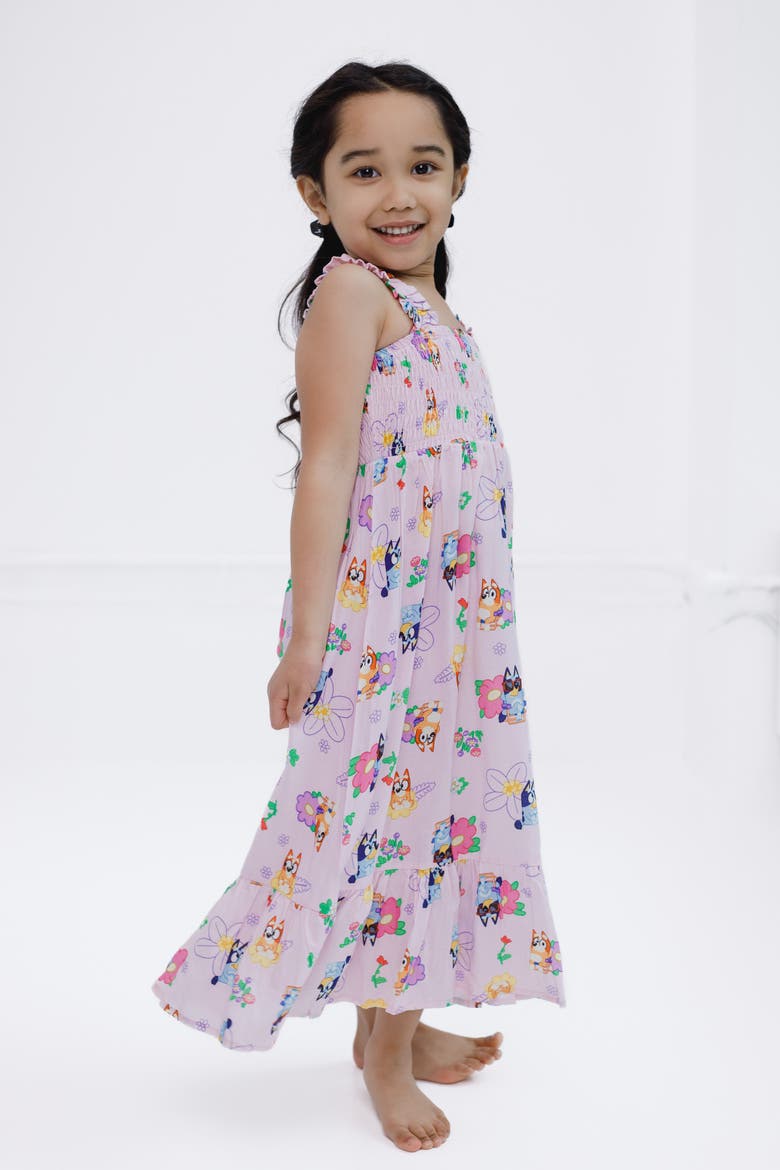 Sleeveless Maxi Dress, Alternate, color, Pale Pink Bluey Bingo