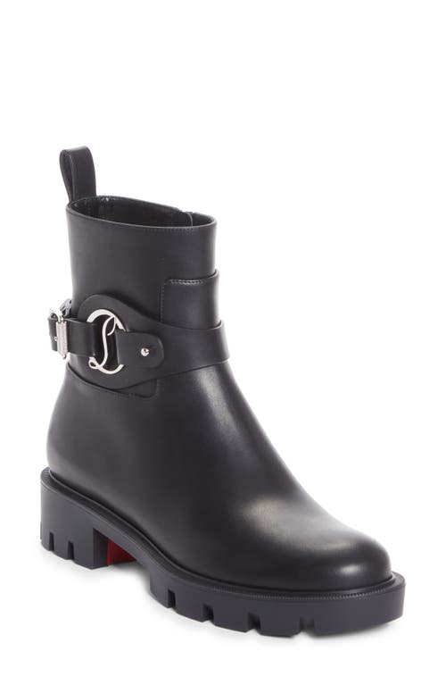 Christian Louboutin Dianouchette Lug Sole Bootie In Black