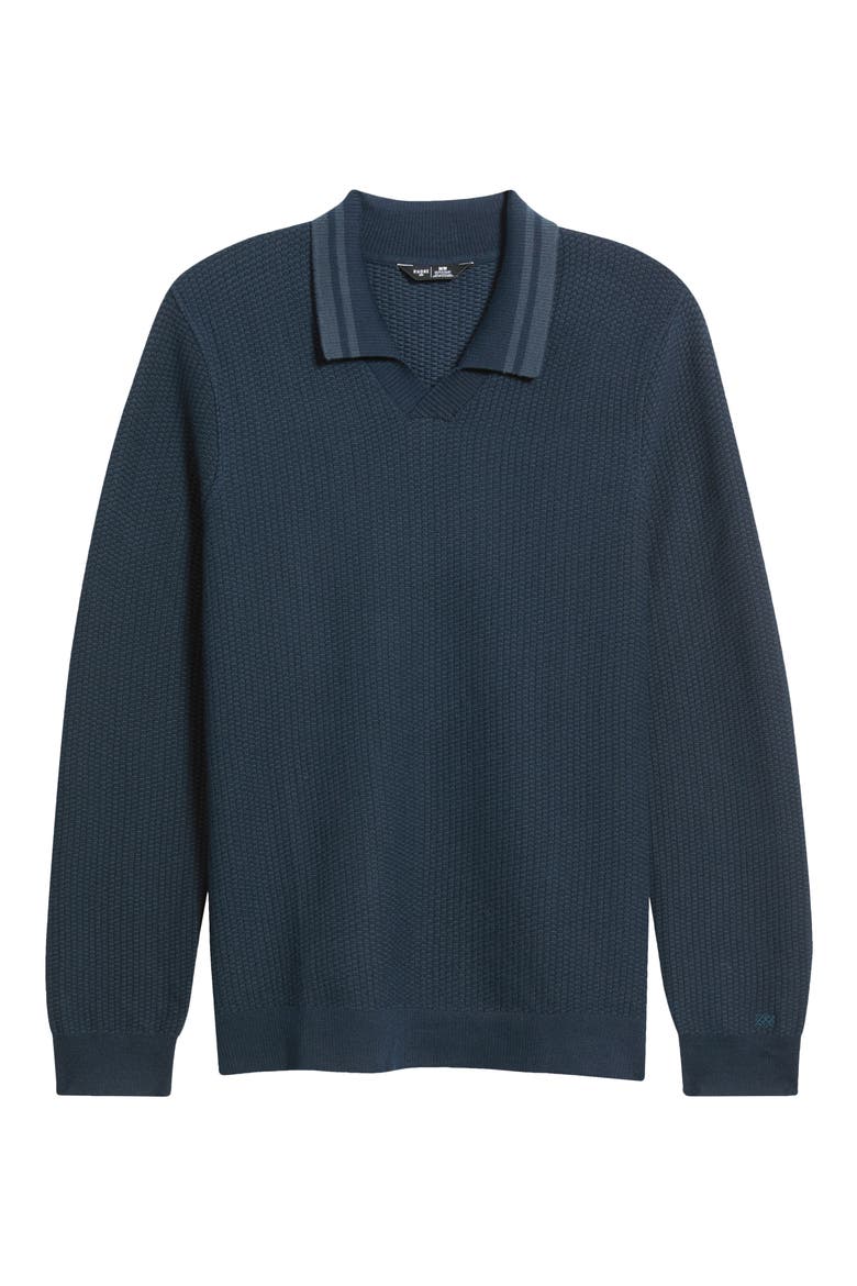 Back Nine Knit Polo, Alternate, color, TRUE NAVY