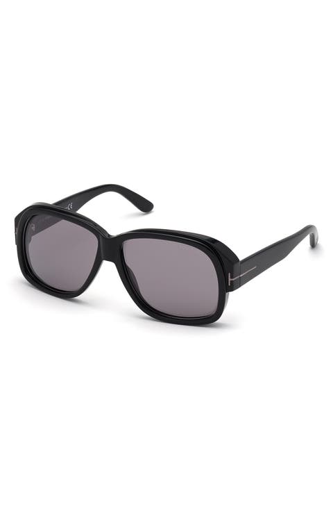 Tom Ford 60mm Lyle Square Sunglasses