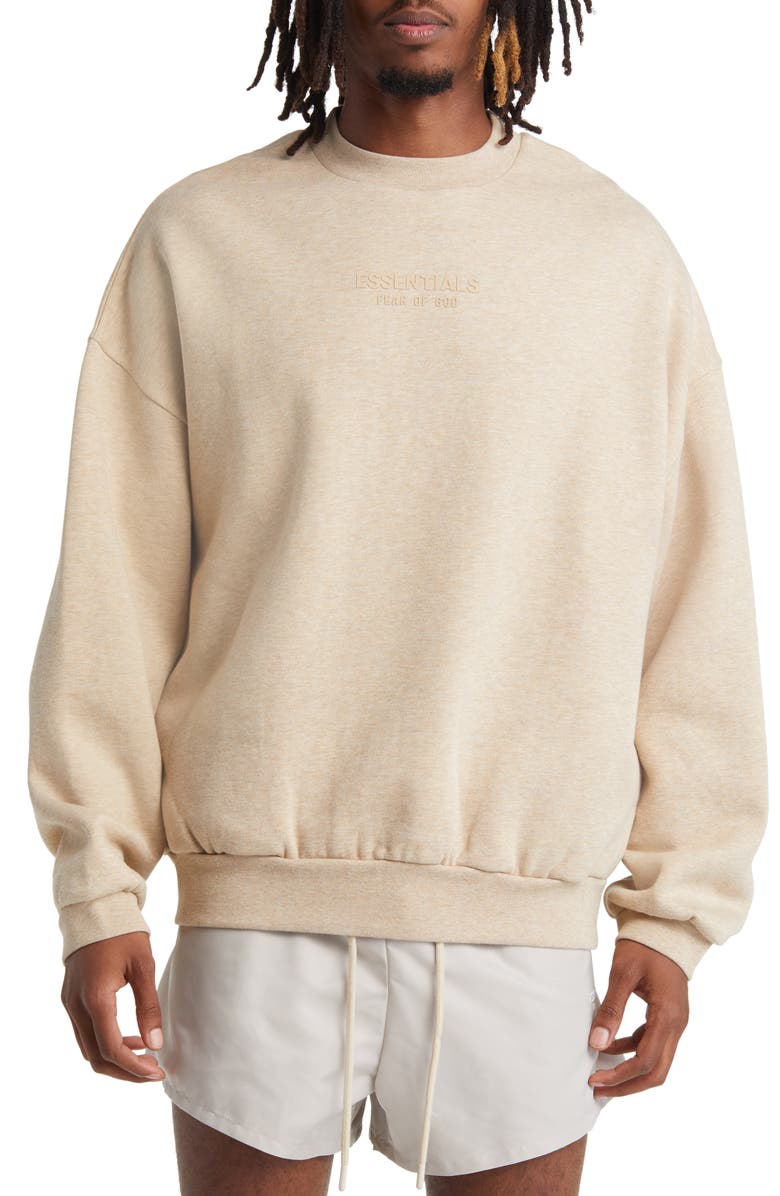Fear of God Essentials Essentials Crewneck Sweatshirt, Main, color, 