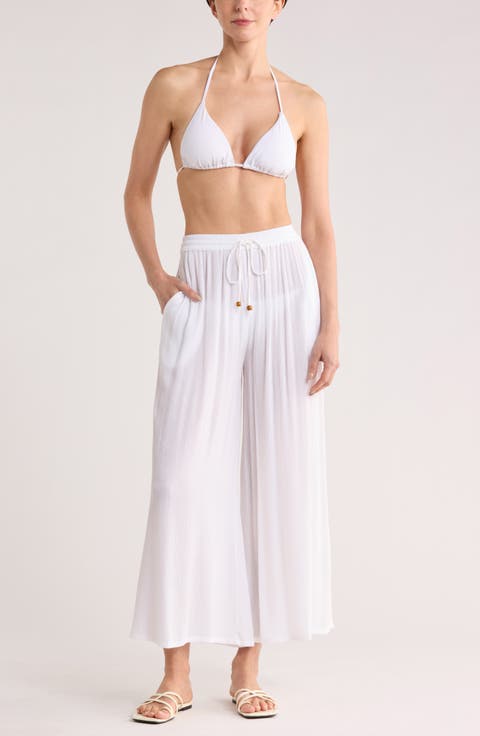 Easy Gauze Cover-Up Pants