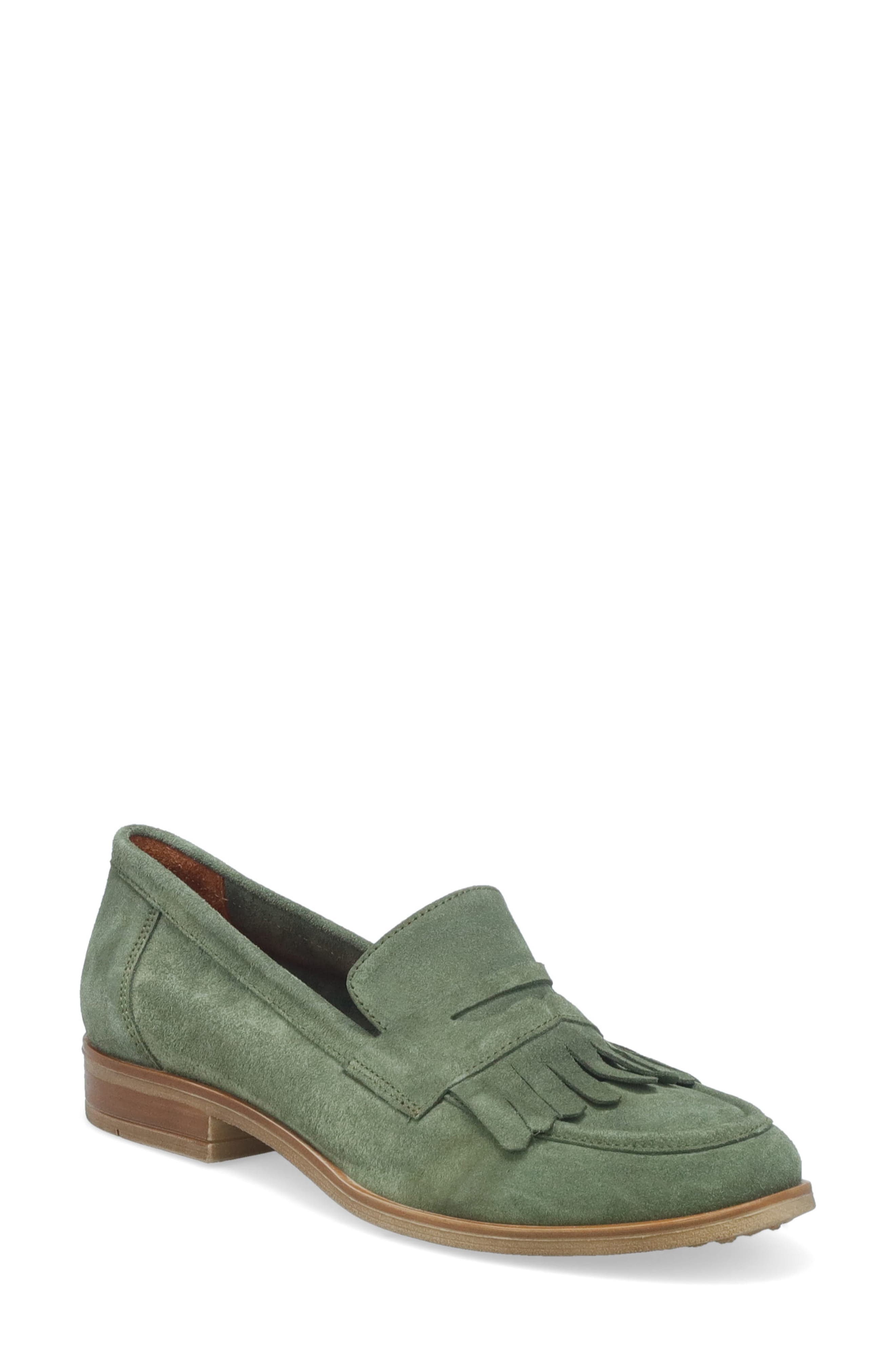 Ilona Penny Loafer, Main, color, FOREST SUEDE