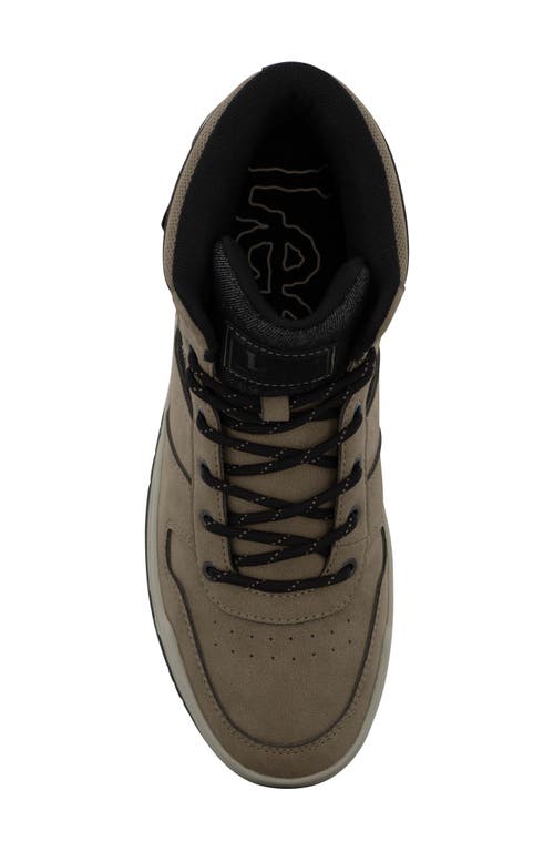 Lee Noah High Top Sneaker In Brown