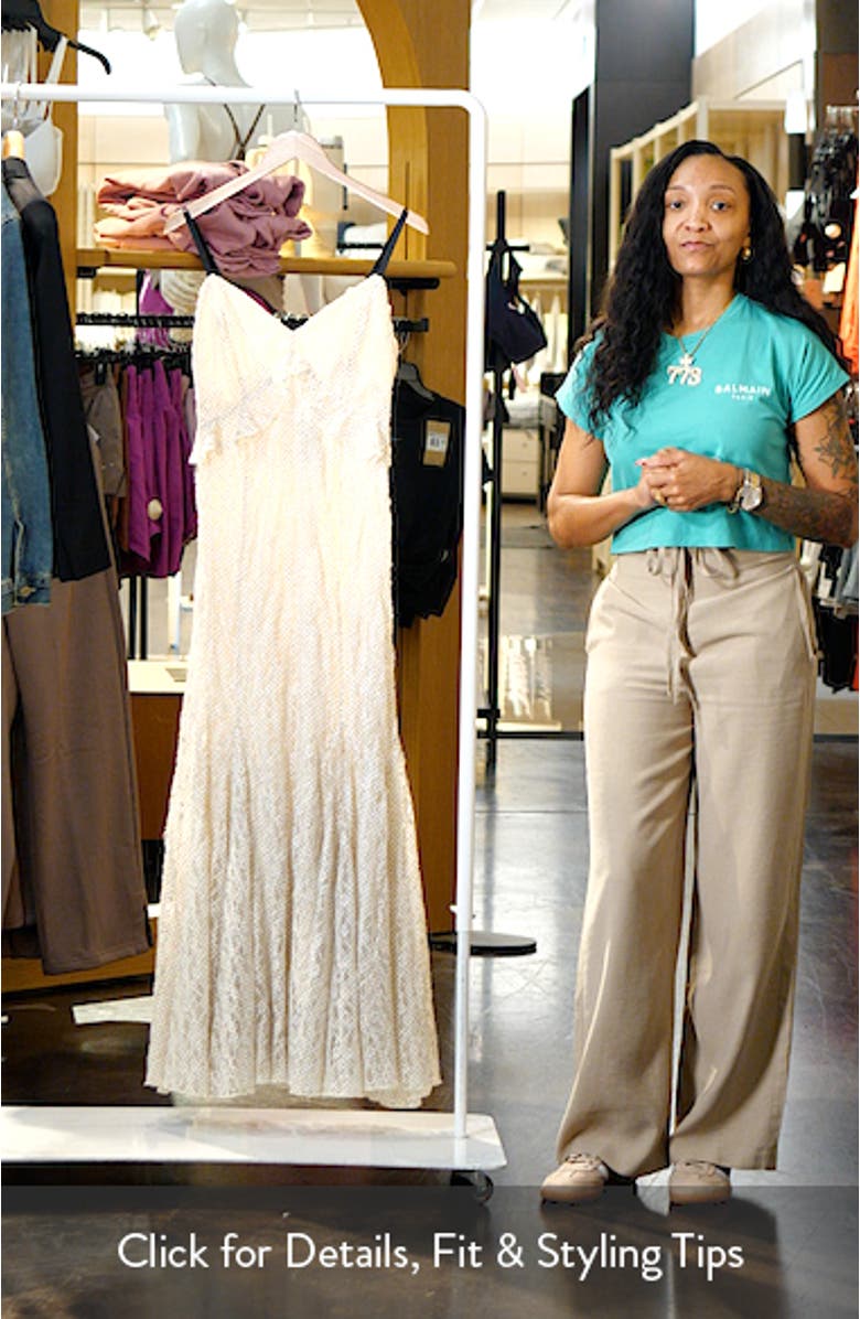 Gracie Ruffle A-Line Dress, sales video thumbnail