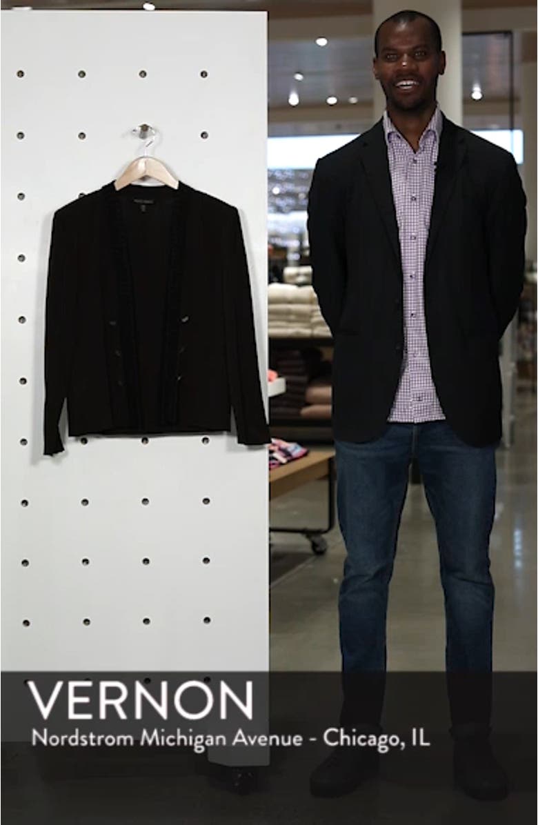 Button Detail Knit Jacket, sales video thumbnail