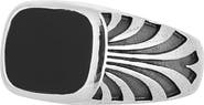 John Varvatos Men's Deco Onyx Signet Ring