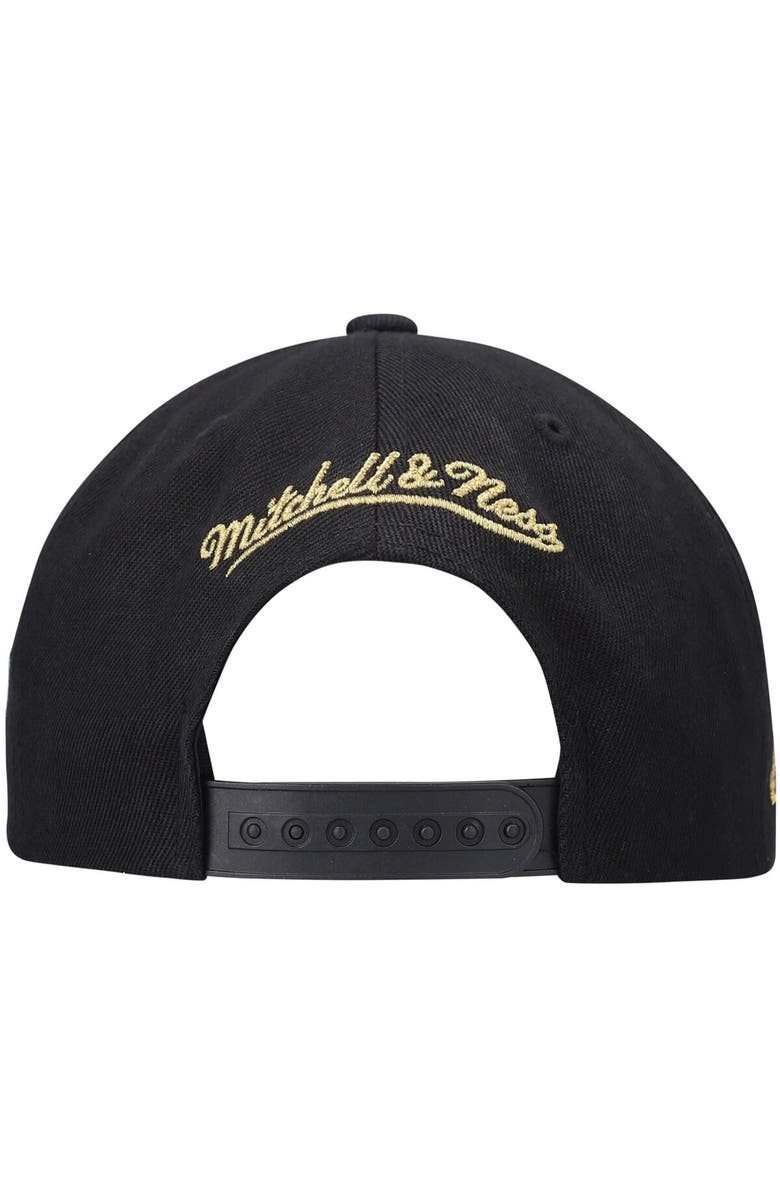 Mitchell & Ness Men's Mitchell & Ness Black Los Angeles Lakers NBA 75th Anniversary Snapback Hat, Alternate, color, 