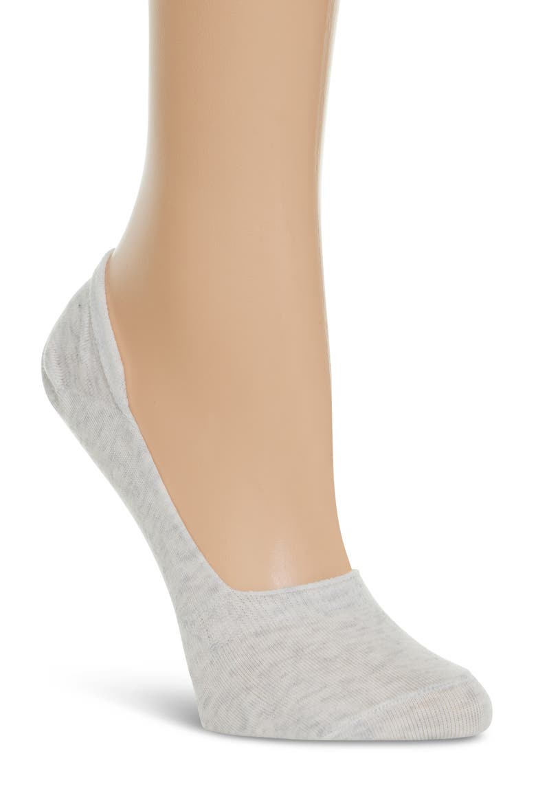 6-Pack No-Show Duster Liner Socks, Alternate, color, HEATHER GREY/ WHITE/ BLACK