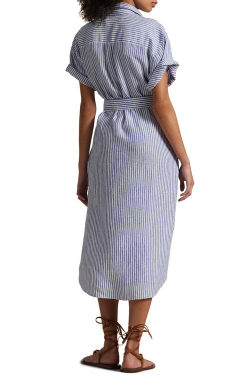 Polo Ralph Lauren Dress Waist Tie Striped Pattern