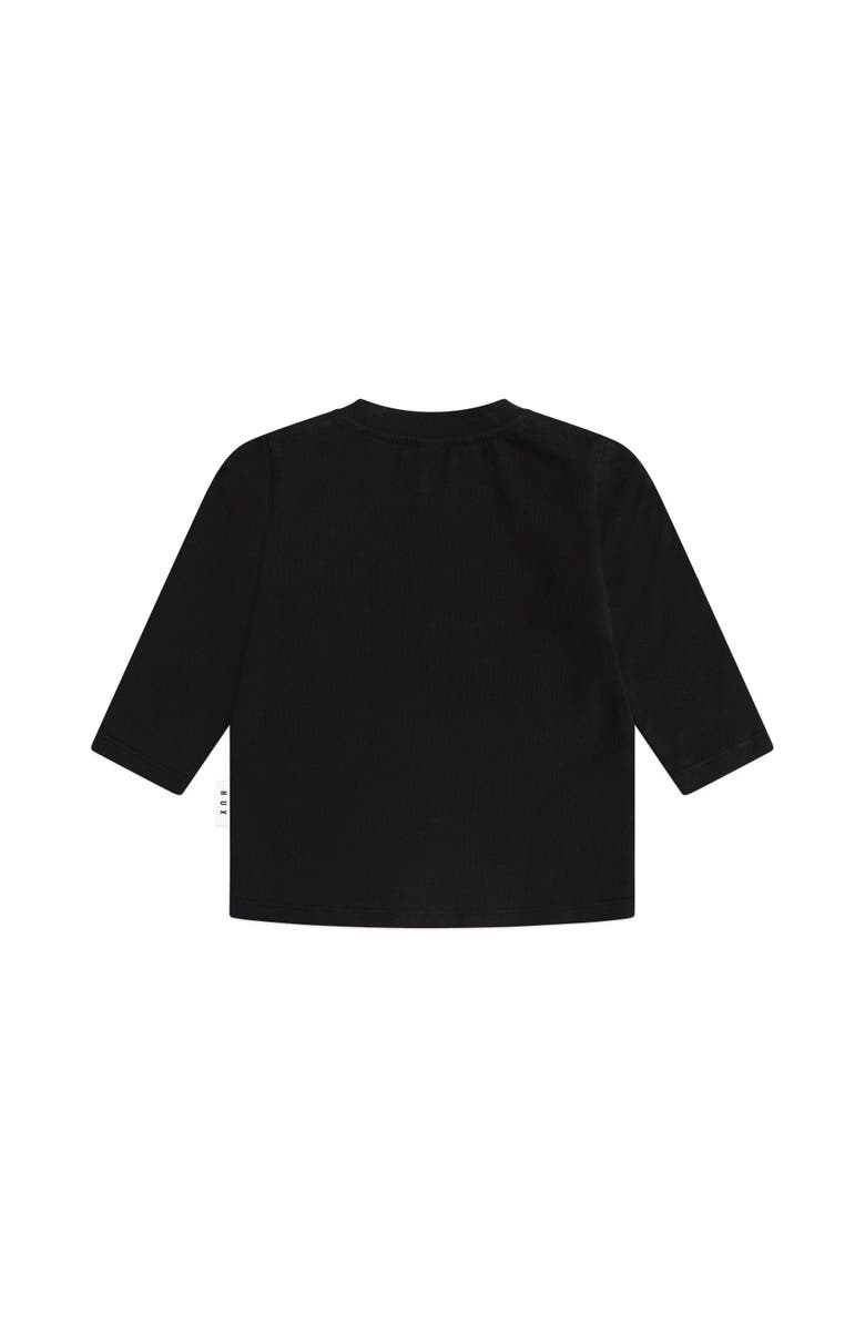 Huxbaby Cherry Rib Tee, Alternate, color, Black