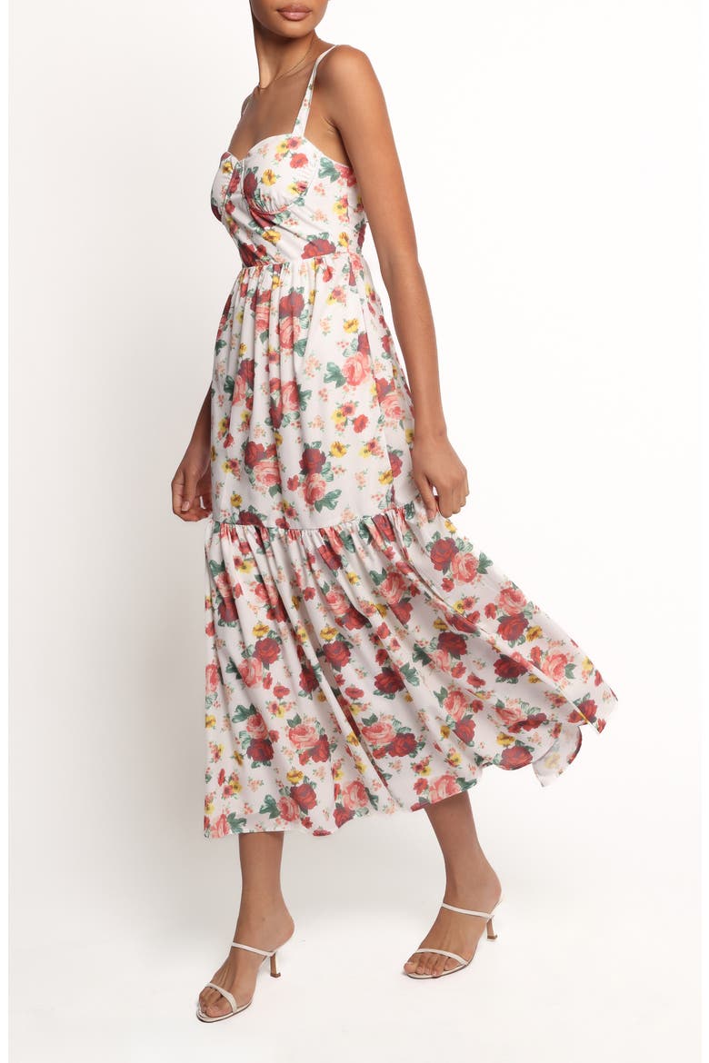 Donatella Floral Fit & Flare Maxi Dress, Alternate, color, FLORAL