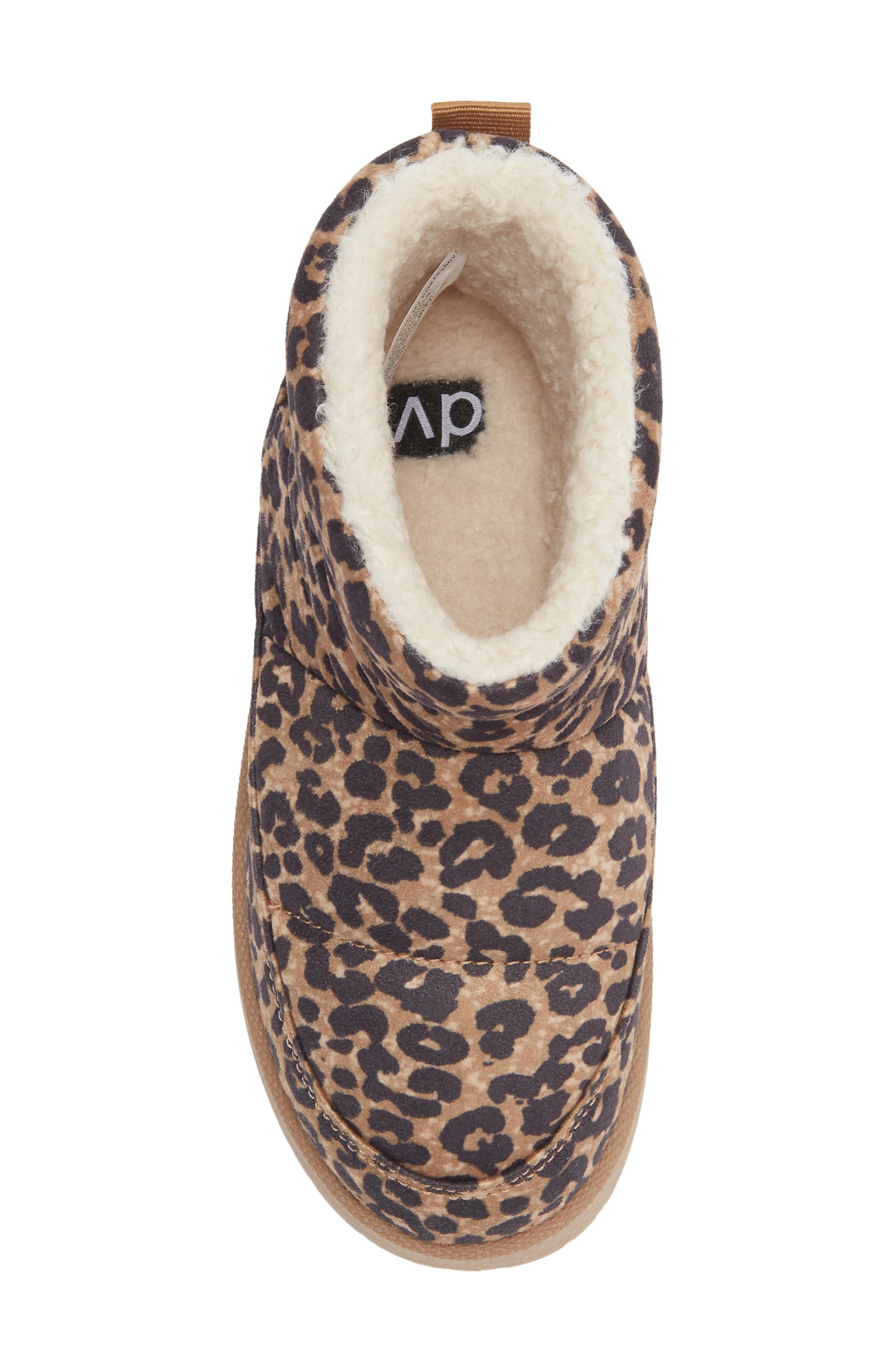 DV by Dolce Vita Kids' Paltrow Faux Shearling Lined Platform Boot, Alternate, color, Leopard
