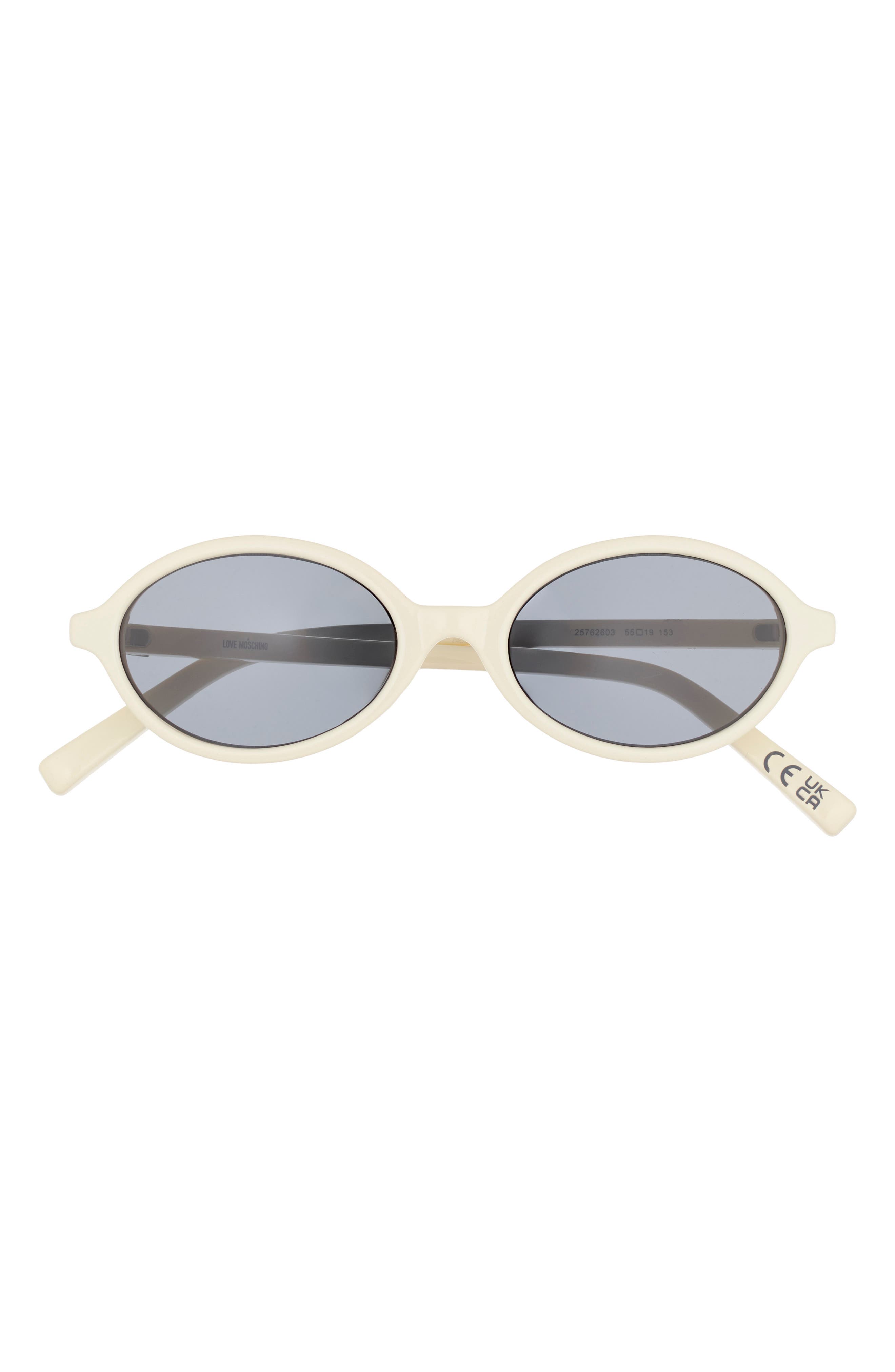 55mm Oval Sunglasses