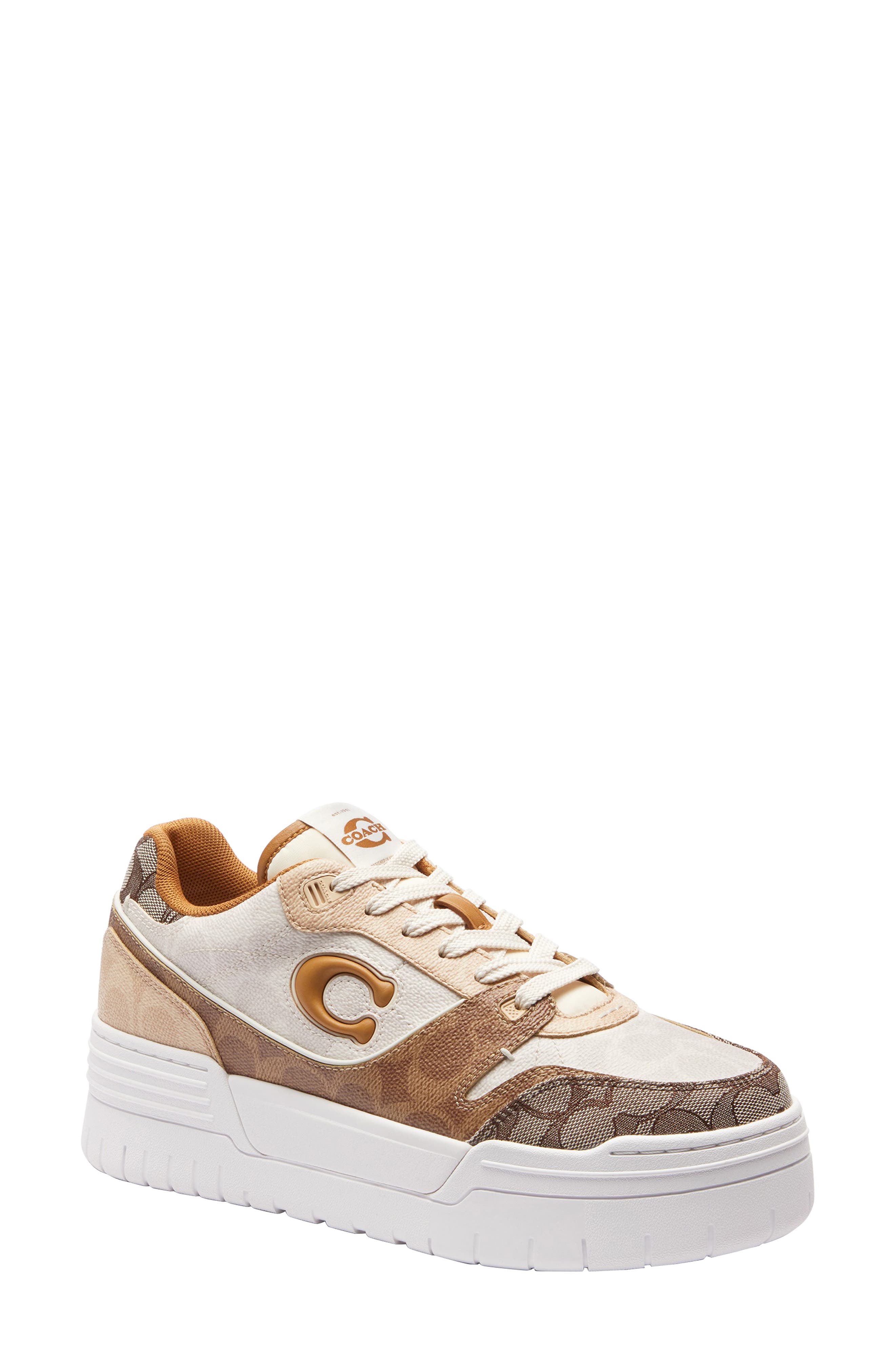 COACH Soho Platform Sneaker, Main, color, Brown Multi