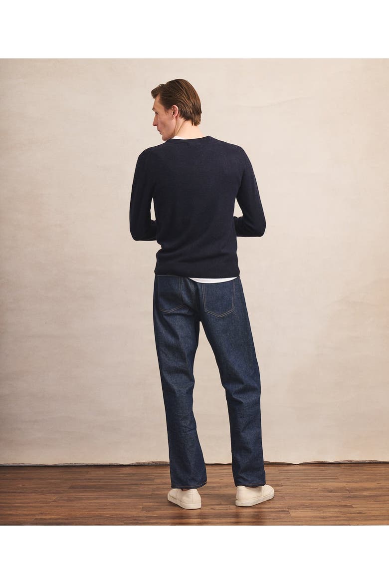 The Original Cashmere V-Neck Sweater, Alternate, color, Navy