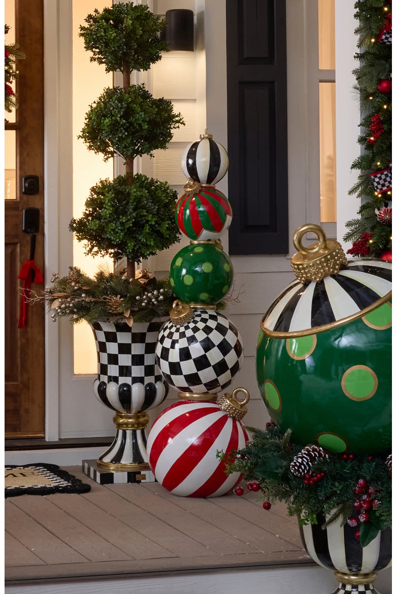 Jolly Stacked Ornaments Christmas Trophy, Alternate, color, MULTI