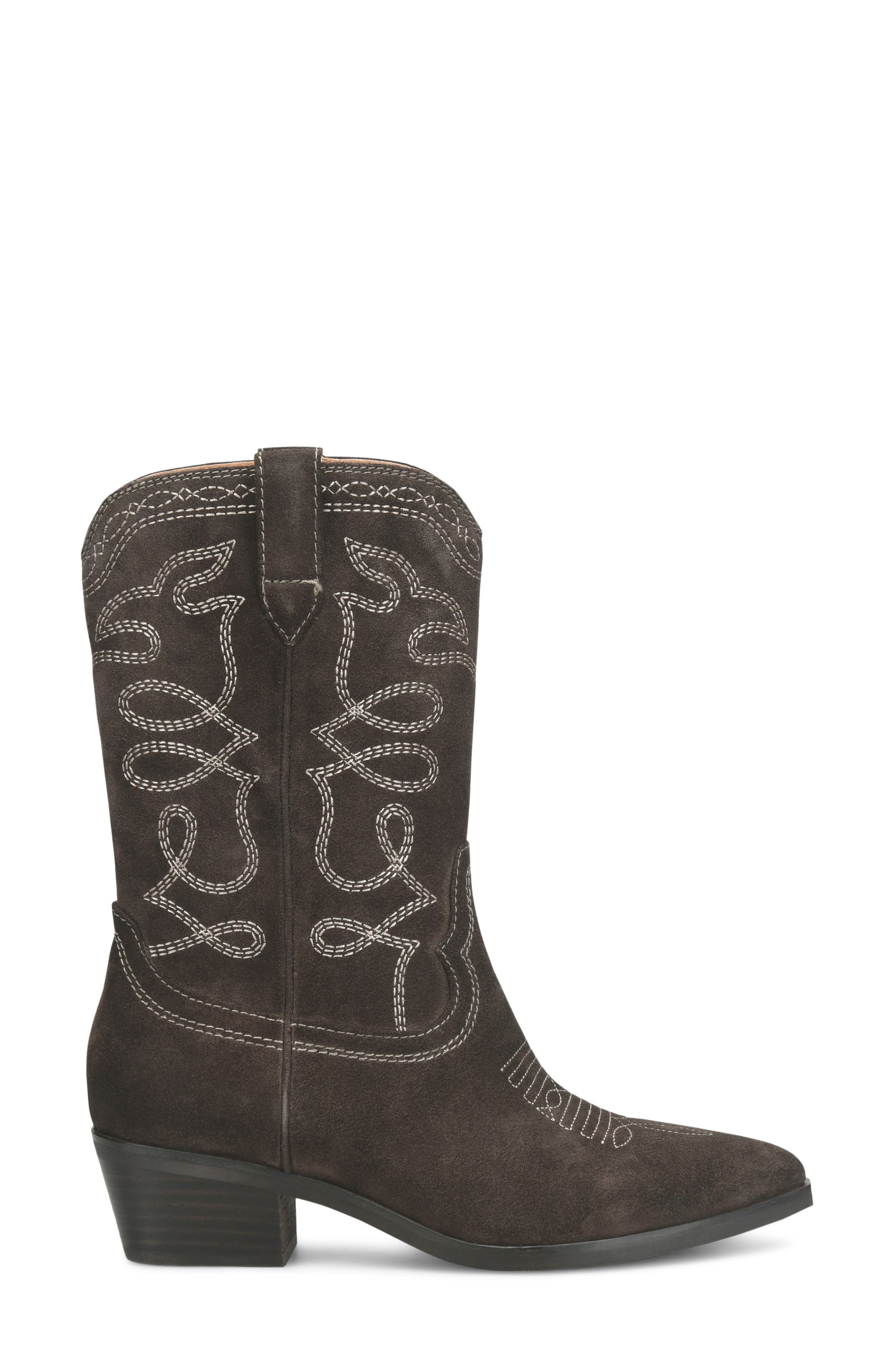 Carolynn Western Boot, Alternate, color, LINCE DARK BROWN