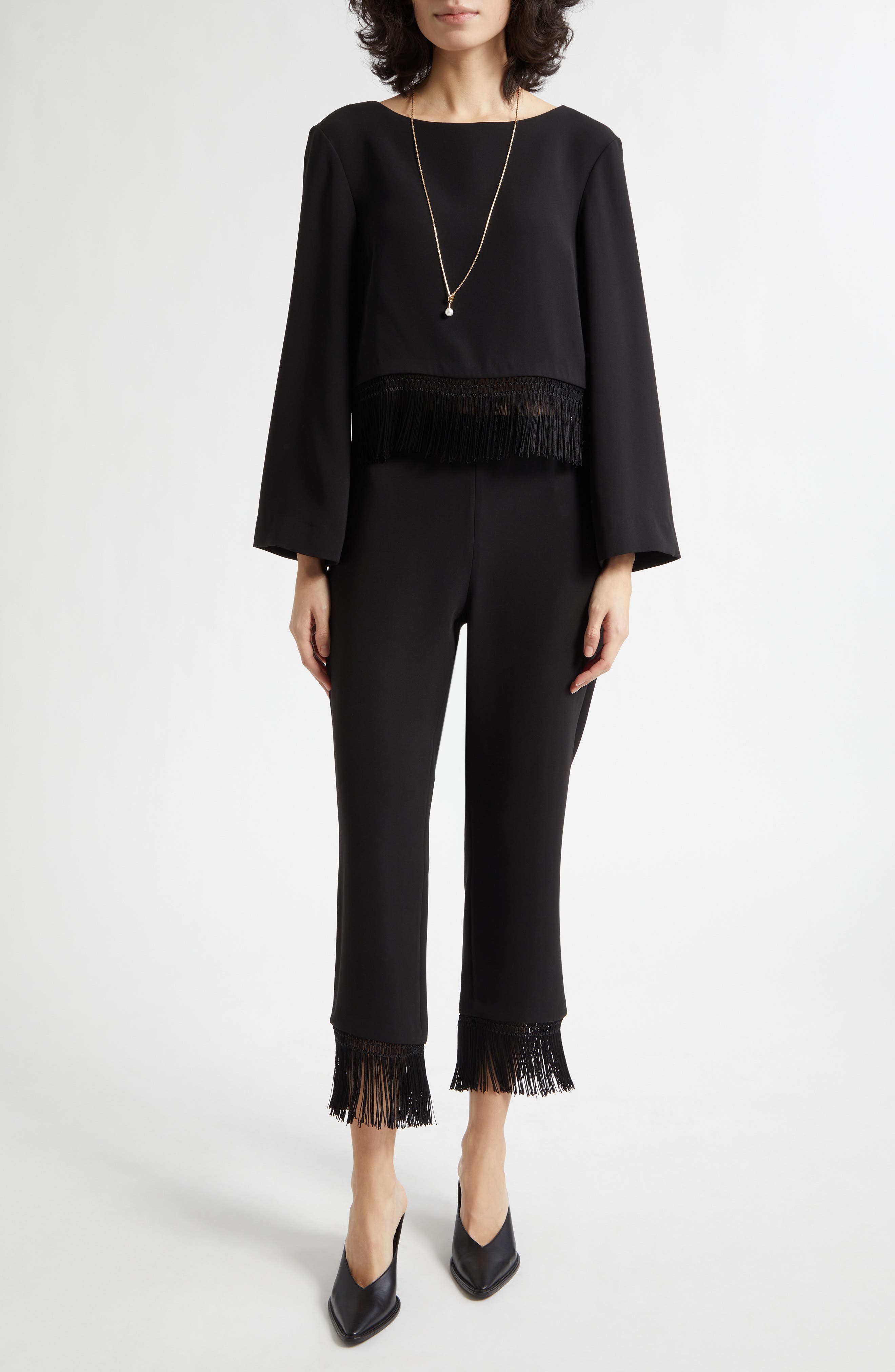 Bianca Fringe Hem Top - image 2