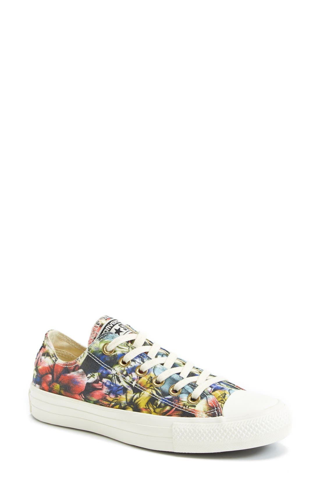 Chuck Taylor® Floral Print Sneaker, Main, color, FLORAL MULTI