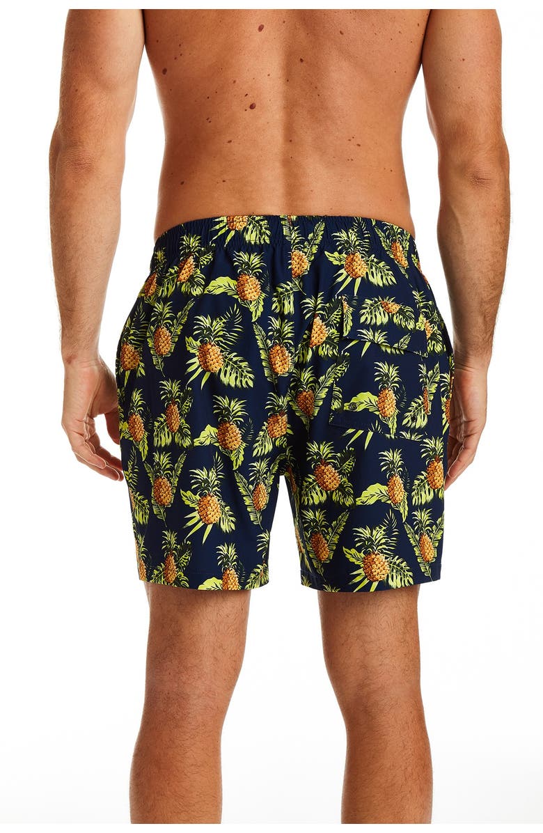 Rainforest Piña Colada Swim Trunks, Alternate, color, 