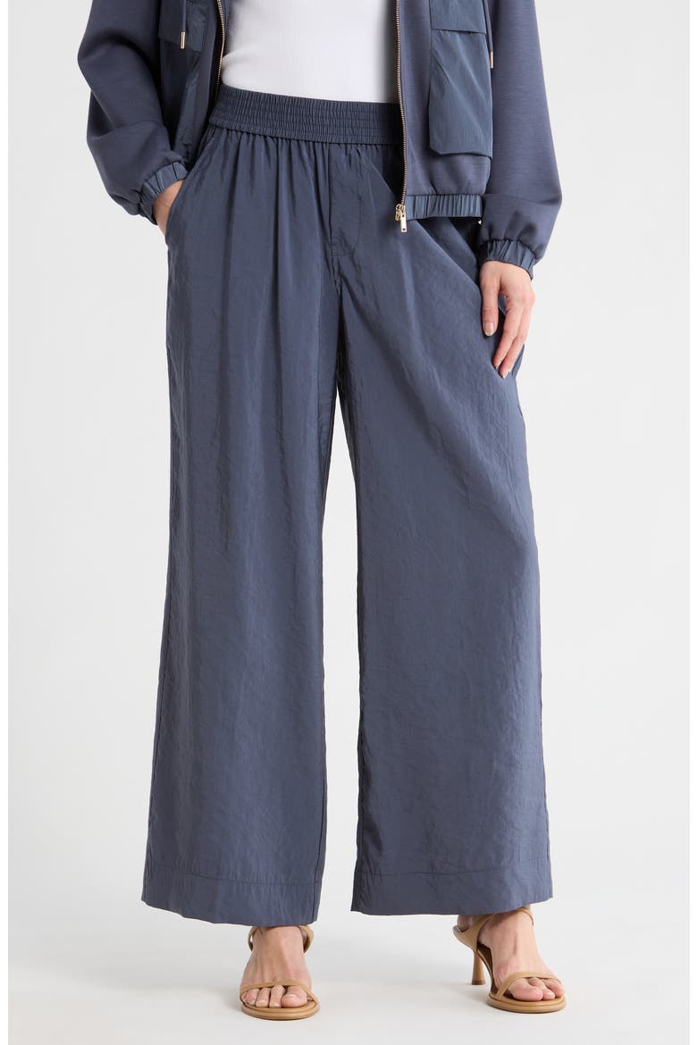Wide Leg Pants, Main, color, SLATE BLUE