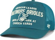 '47 Men's '47 Teal Baltimore Orioles Contemporary Hitch Adjustable Trucker Hat