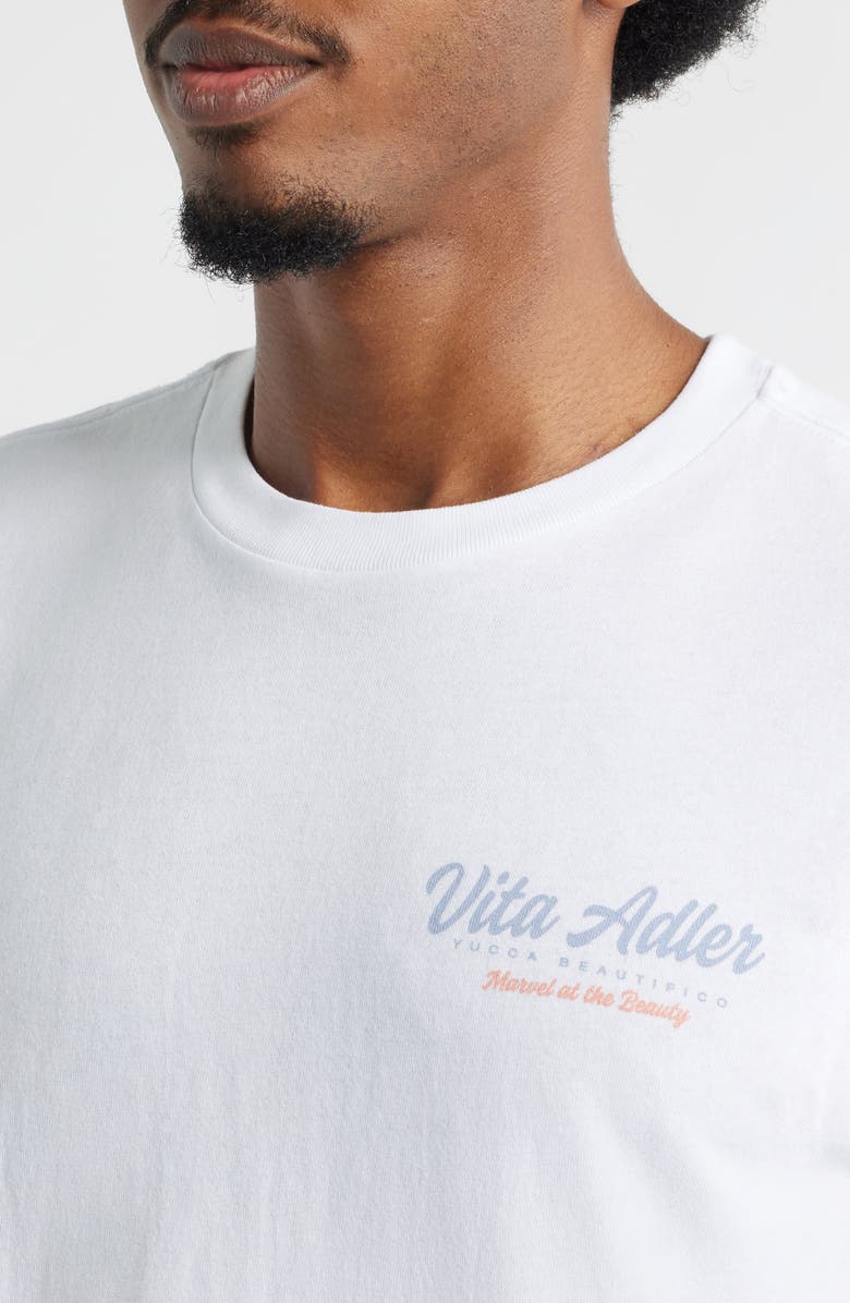 The Forecast Agency Vita Adler Cotton Graphic T-Shirt, Alternate, color, White