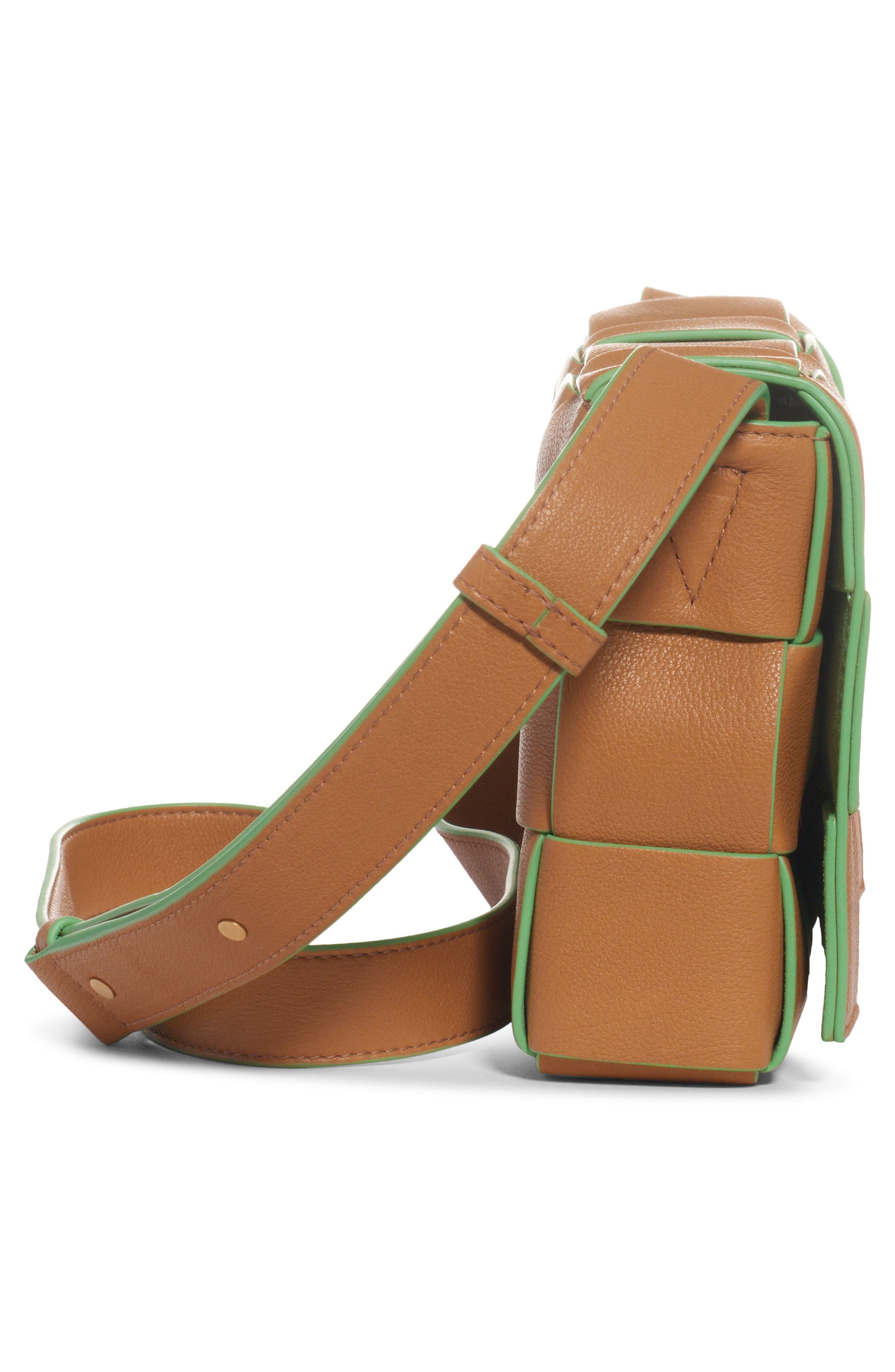 Bottega Veneta Cassette Intrecciato Leather Crossbody Bag, Alternate, color, 