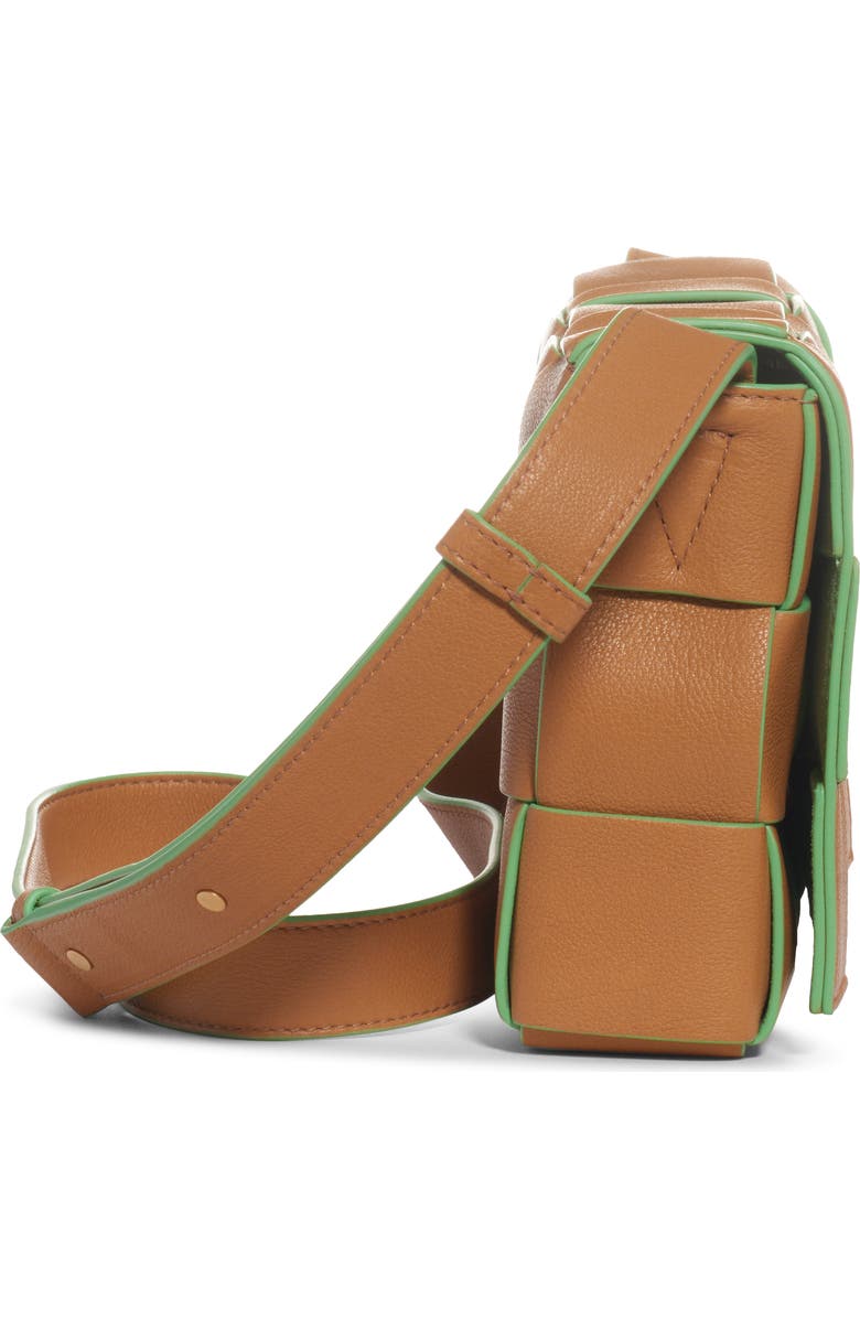 Bottega Veneta Cassette Intrecciato Leather Crossbody Bag, Alternate, color,