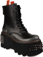 ZIGI Leysa Studded Platform Combat Boot