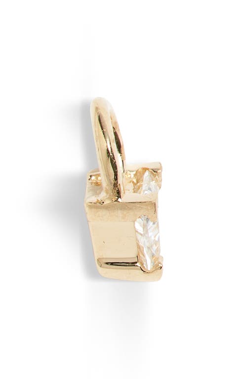 Maria Tash Diamond Triangle Earring Charm