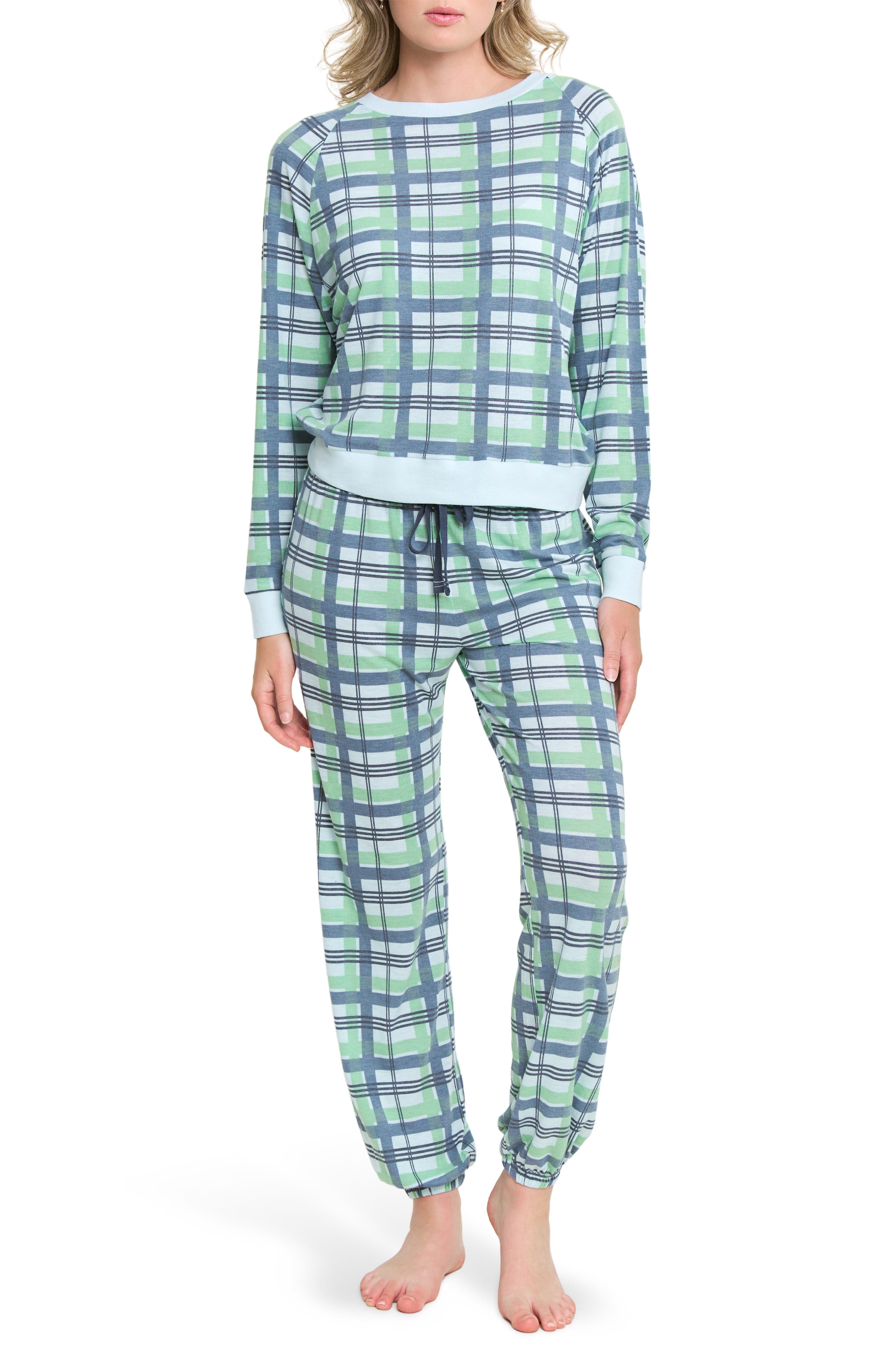 selected BLUE PLAID
