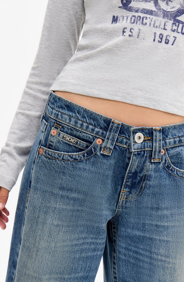 BDG Urban Outfitters Kayla Aruba Wide Leg Jeans, Alternate, color, Mid Vintage