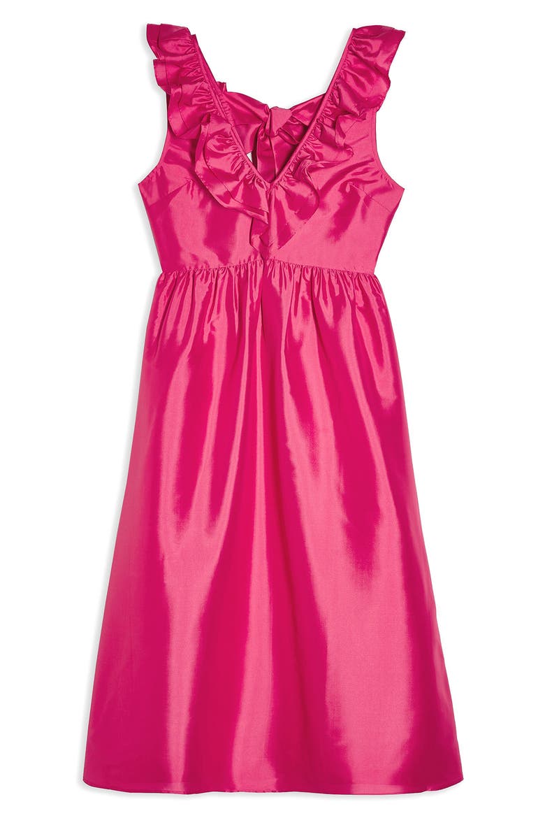 Taffeta A-Line Dress, Alternate, color, PINK