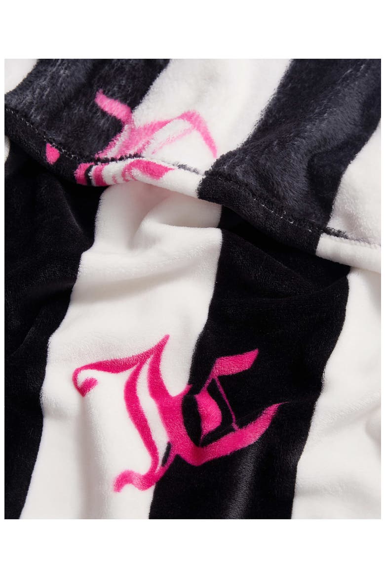 Cabana Hot Plush Throw Blanket, Alternate, color, BLACK