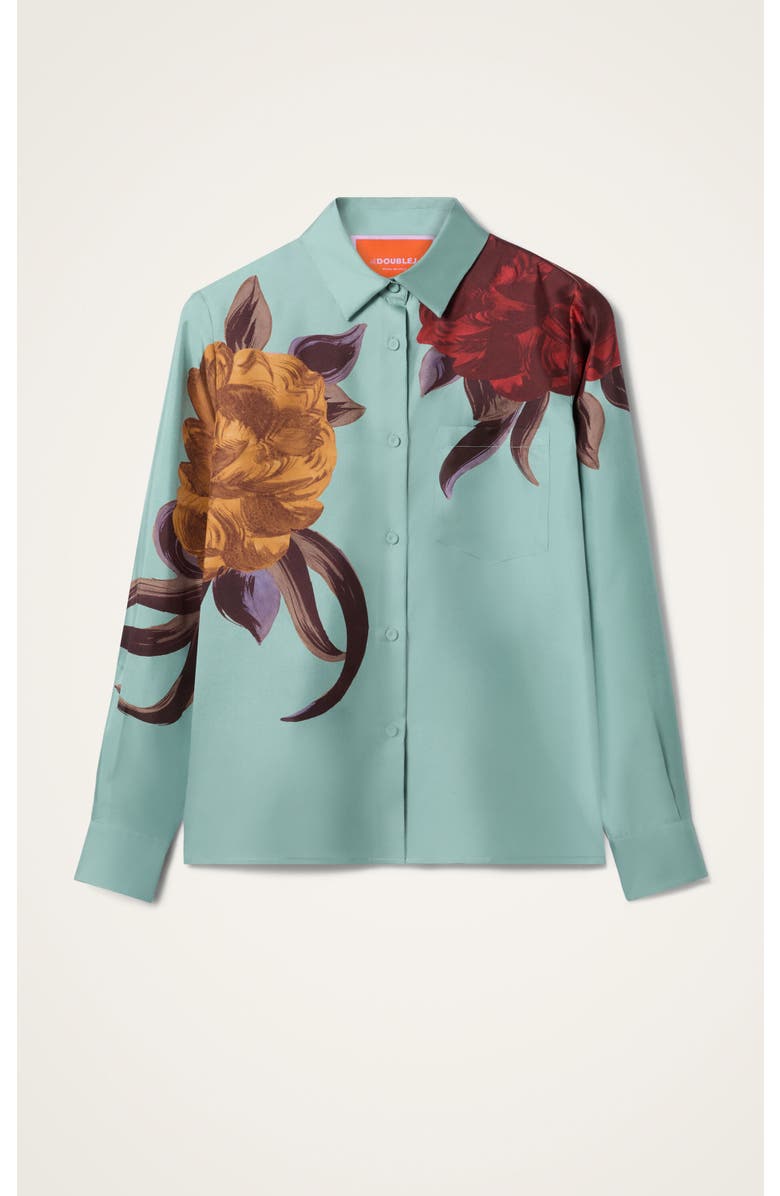 La DoubleJ Boy Shirt Placée, Alternate, color, Peony Placée Light Blue