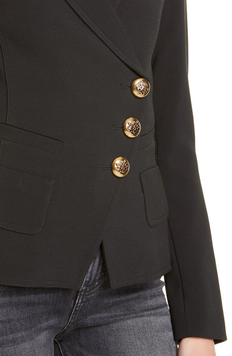 Smythe Asymmetrical Button Blazer, Alternate, color,