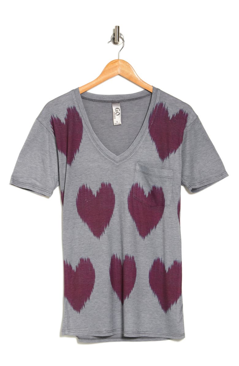 GO COUTURE Printed Pocket T-Shirt, Alternate, color,