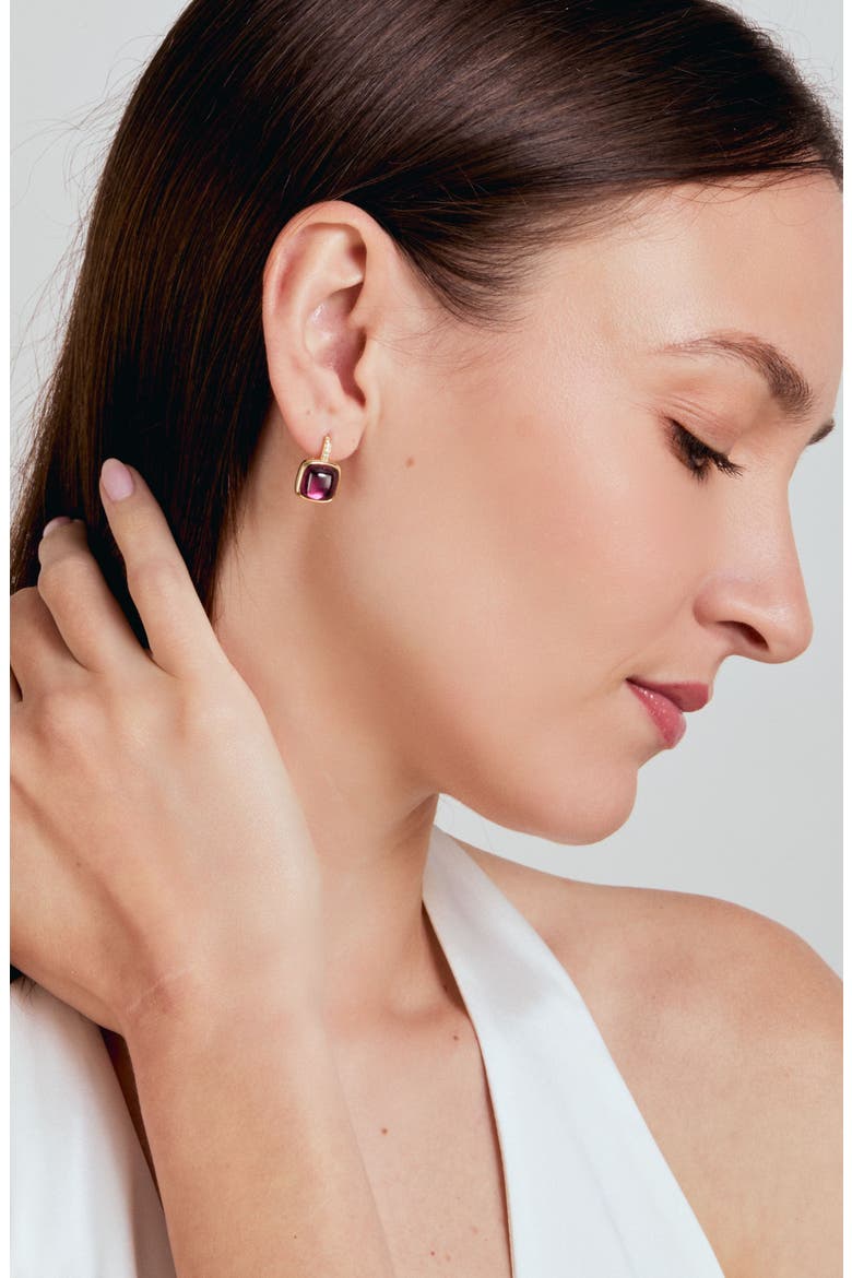 Cirra Petite Quad Earrings, Alternate, color, Garnet