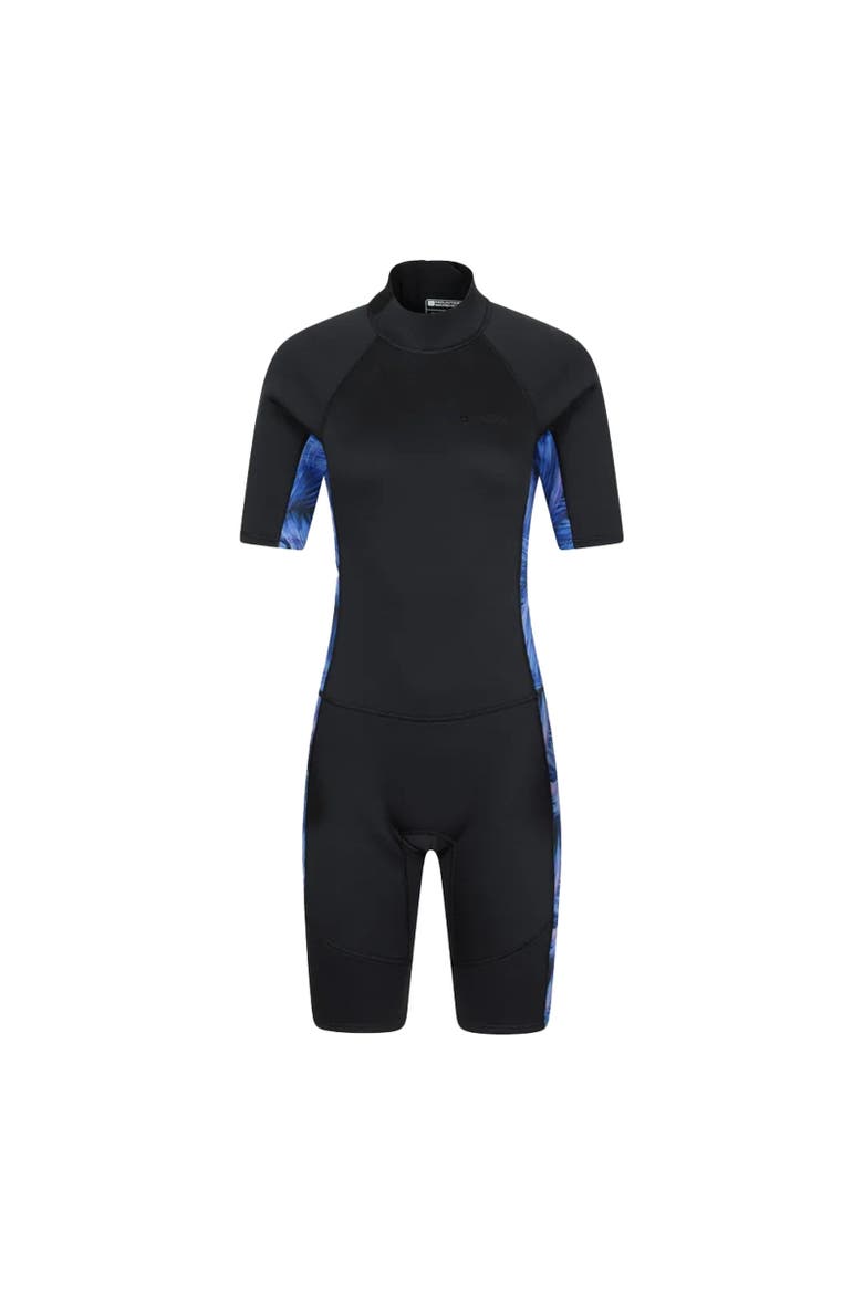 Shorty Printed Wetsuit, Main, color, Purple